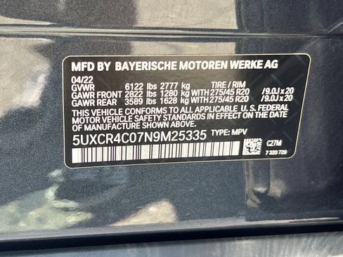 Used 2022 BMW X5 sDrive40i w/ Parking Assistance Package RWD image 53