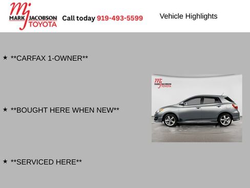 Used 2010 Toyota Matrix w/ PWR Pkg FWD image 6