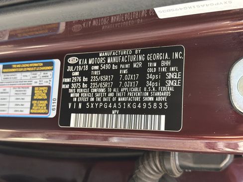 Used 2019 Kia Sorento FWD V6 image 31