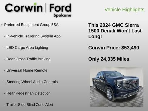 Used 2024 GMC Sierra 1500 Denali w/ Denali Reserve Package image 36