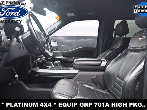 Used 2022 Ford F150 Platinum w/ Equipment Group 701A High AWD/4WD image 11