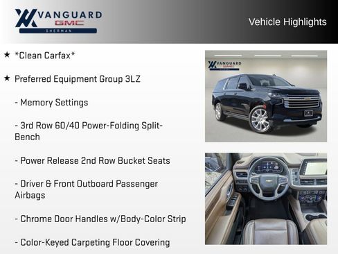 Used 2023 Chevrolet Suburban High Country w/ LPO, Illumination Package image 5