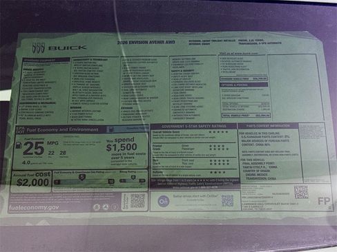New 2026 Buick Envision Avenir image 20
