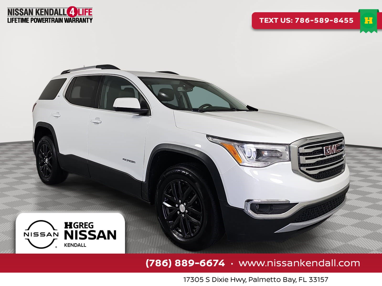 Used 2019 GMC Acadia SLT w/ LPO, Cargo Package FWD image 1