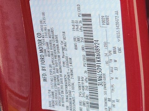 Used 2019 Lincoln MKZ Reserve w/ Reserve Plus Package AWD/4WD image 27