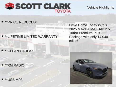 Used 2025 MAZDA MAZDA3 Hatchback w/Premium Plus Pkg AWD/4WD image 12