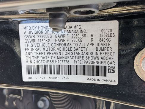Used 2020 Honda Civic Si image 35