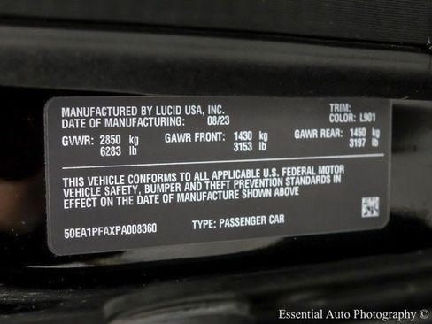 Used 2023 Lucid Air Pure AWD/4WD image 30
