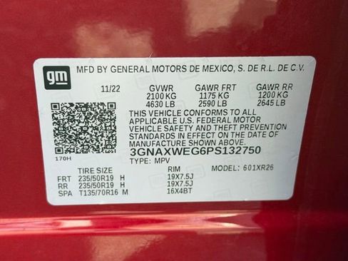 Certified 2023 Chevrolet Equinox RS AWD/4WD image 23