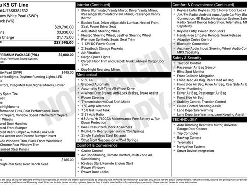 New 2025 Kia K5 GT-Line w/ GT-Line Premium Package image 3