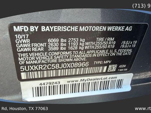Used 2018 BMW X5 sDrive35i RWD image 44