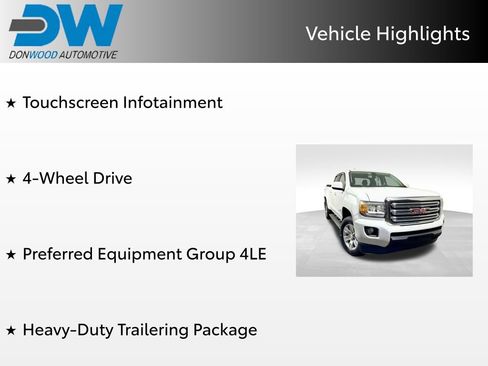 Used 2015 GMC Canyon SLE AWD/4WD image 3