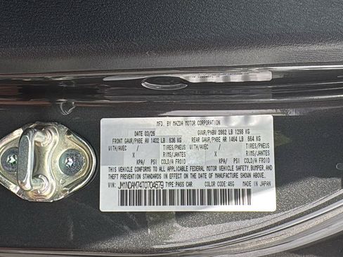 New 2026 MAZDA MX-5 Miata RF Grand Touring w/ Weather Package RWD image 21