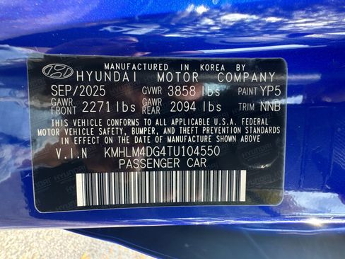 New 2026 Hyundai Elantra Sport w/ Cargo Package image 32