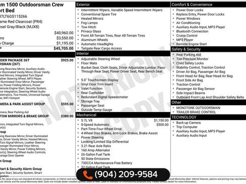 Used 2016 RAM 1500 Outdoorsman image 4