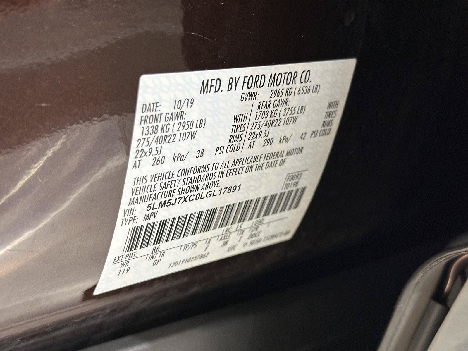 Used 2020 Lincoln Aviator Reserve w/ Equipment Group 202A AWD/4WD image 13
