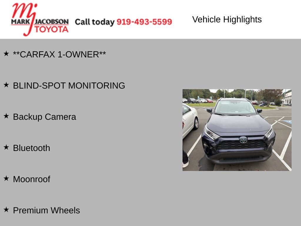 Used 2021 Toyota RAV4 XLE Premium AWD/4WD image 4