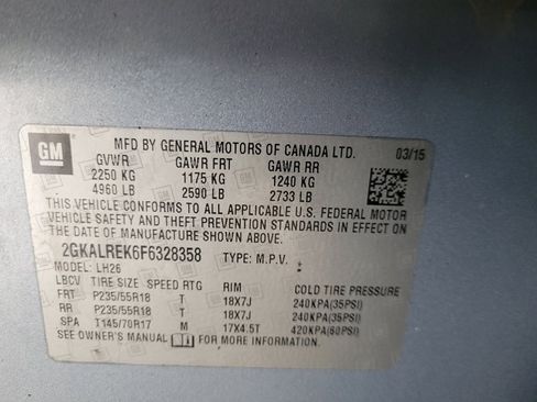 Used 2015 GMC Terrain SLE w/ Chrome Edition image 33