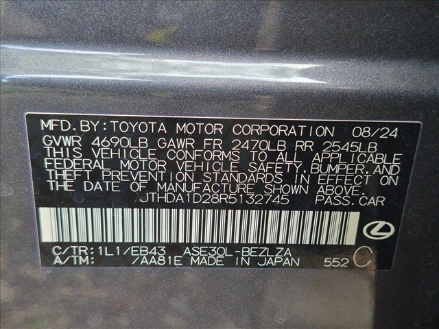 Used 2024 Lexus IS 300 w/ Premium Package RWD image 15
