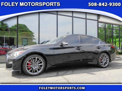 Used 2023 INFINITI Q50 Red Sport 400 w/ Black Opal Edition AWD/4WD image 1