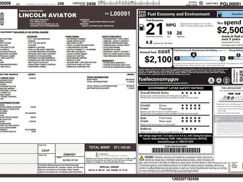 Used 2023 Lincoln Aviator Reserve w/ Equipment Group 201A image 4