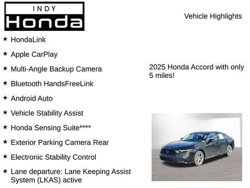 New 2025 Honda Accord EX-L image 7