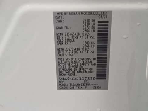 Used 2024 Nissan Murano SV image 47