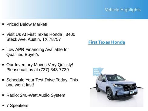 Used 2025 Honda Pilot Sport image 9