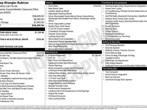 Certified 2020 Jeep Wrangler Rubicon w/ LED Lighting Group image 5