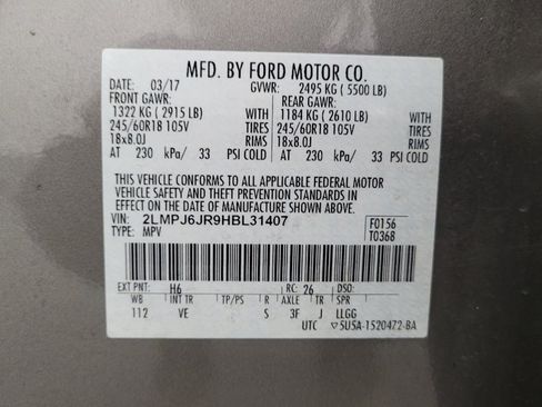 Used 2017 Lincoln MKX Premiere FWD image 33