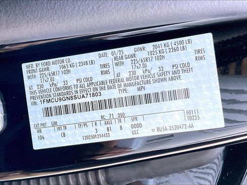 Used 2025 Ford Escape Active image 38