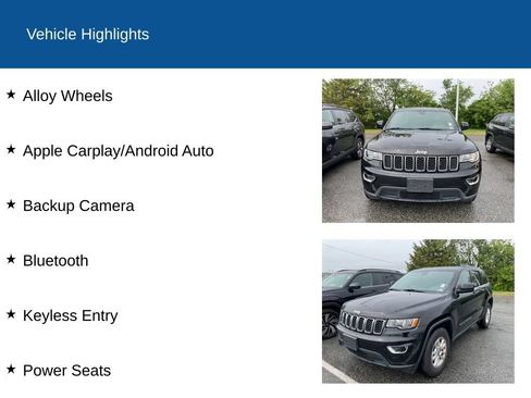 Used 2019 Jeep Grand Cherokee Laredo AWD/4WD image 2