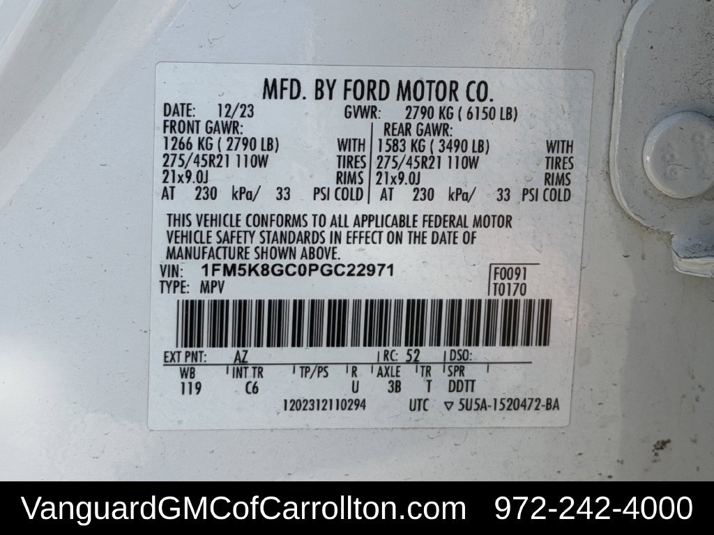 Used 2023 Ford Explorer ST w/ Equipment Group 401A AWD/4WD image 34