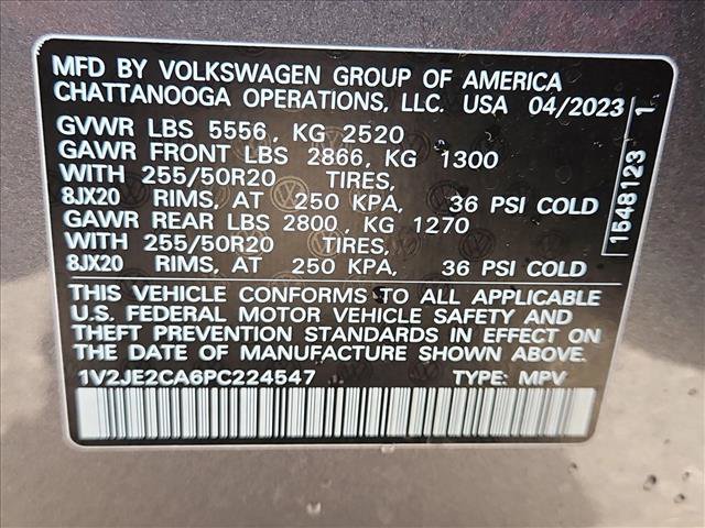 Used 2023 Volkswagen Atlas Cross Sport SE w/ Panoramic Sunroof Package FWD image 18
