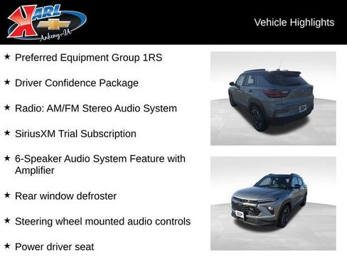 Used 2026 Chevrolet TrailBlazer RS w/ Driver Confidence Package image 2