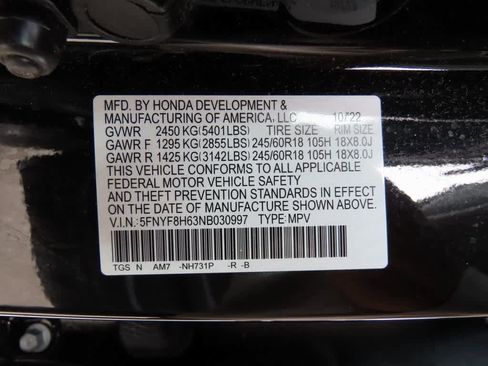 Certified 2022 Honda Passport TrailSport image 29