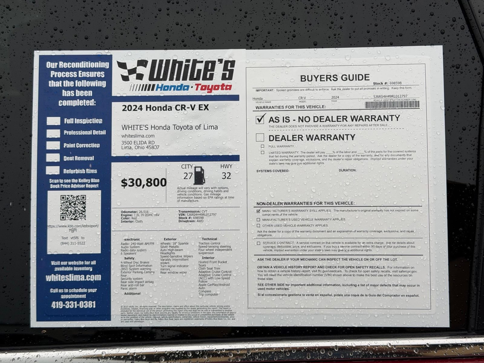 Used 2024 Honda CR-V EX image 34