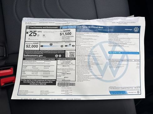 New 2026 Volkswagen Tiguan SE R-Line AWD/4WD image 13