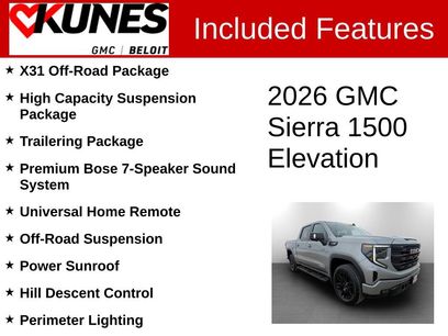 New 2026 GMC Sierra 1500 Elevation w/ Elevation Premium Package