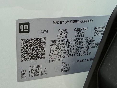 New 2026 Chevrolet Trax RS w/ Sunroof Package FWD image 18