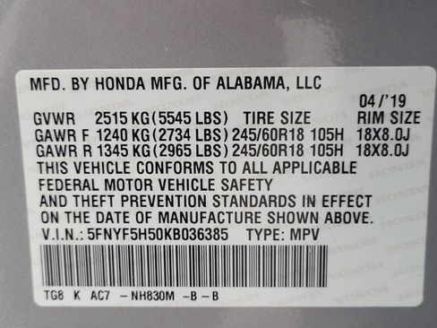 Used 2019 Honda Pilot EX-L image 33