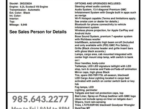 Used 2023 GMC Sierra 1500 AT4 w/ Technology Package AWD/4WD image 29