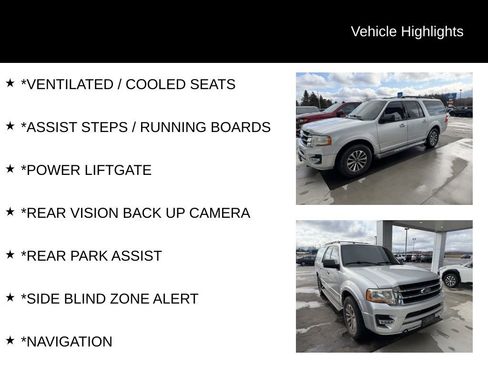 Used 2017 Ford Expedition EL XLT w/ Equipment Group 202A AWD/4WD image 8