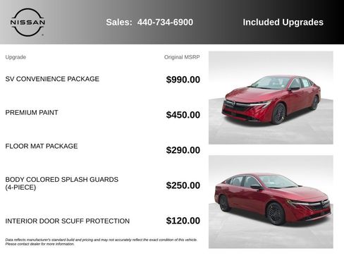 New 2026 Nissan Sentra SV w/ SV Convenience Package FWD image 7