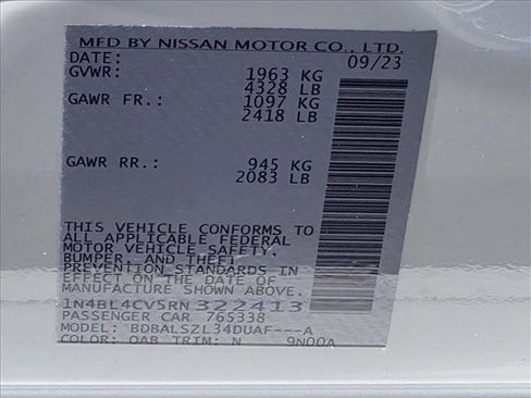 Used 2024 Nissan Altima 2.5 SR w/ SR Premium Package FWD image 25