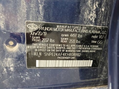 Used 2019 Hyundai Sonata SE w/ Cargo Package FWD image 33
