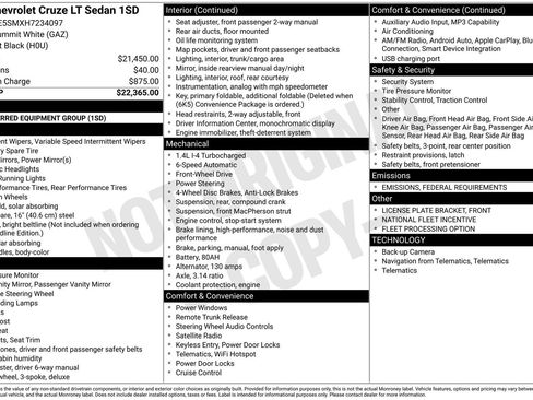 Used 2017 Chevrolet Cruze LT image 34