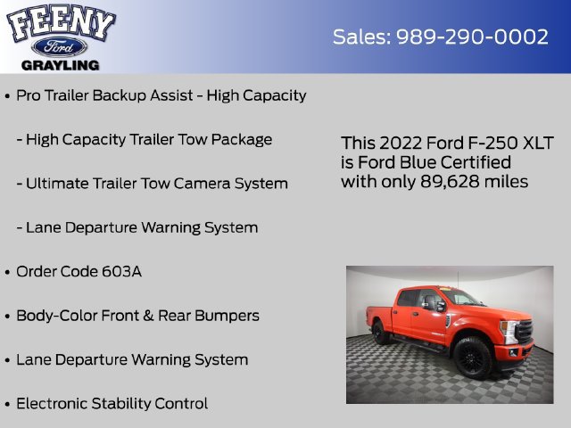 Used 2022 Ford F250 XLT w/ Black Appearance Package AWD/4WD image 14