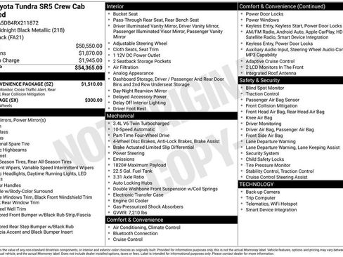 Used 2024 Toyota Tundra SR5 w/ SR5 Convenience Package AWD/4WD image 25
