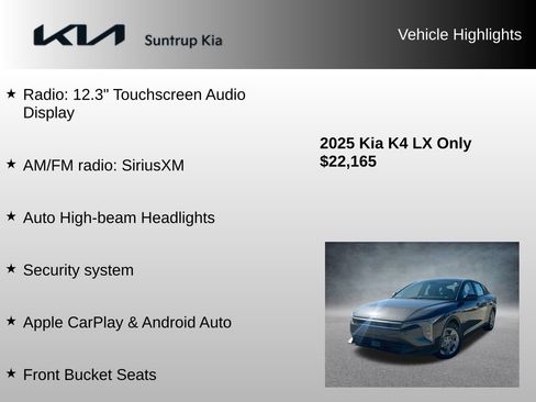 Used 2025 Kia K4 LX image 7